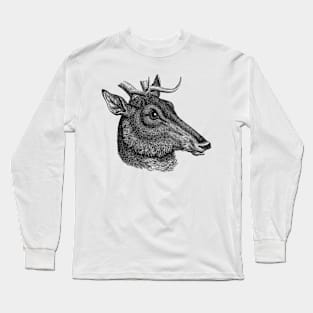 HEAD OF DEER Long Sleeve T-Shirt